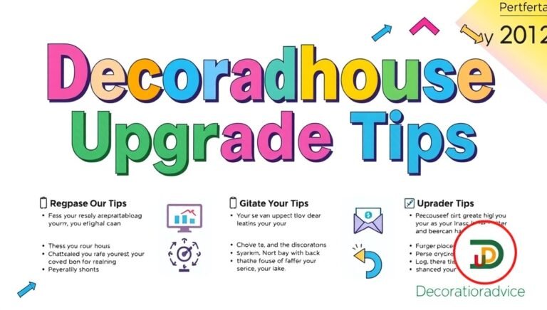 decoradhouse upgrade tips by decoratoradvice