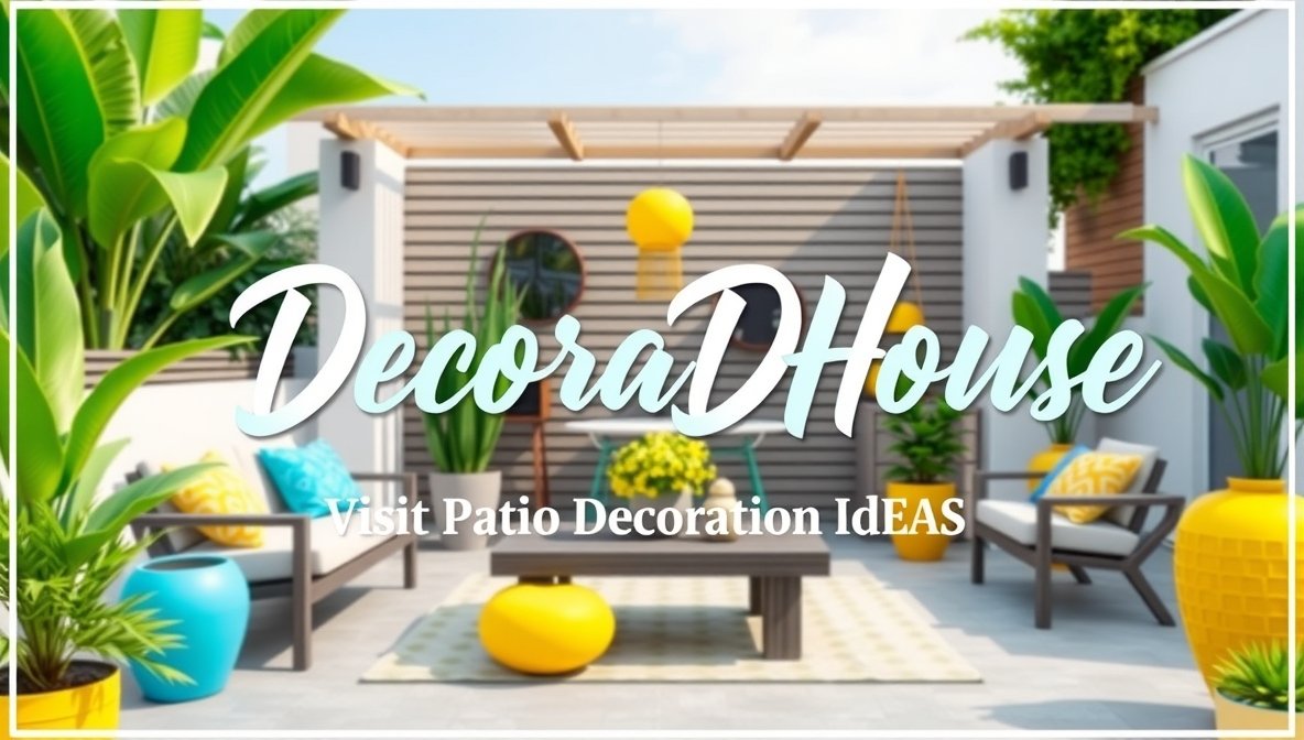 patio decoration decoradhouse